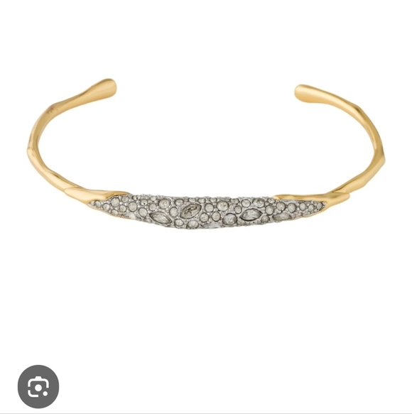 NWOT Alexis BittarCrystal Encrusted Solanles Cuff Bracelet - Picture 12 of 12